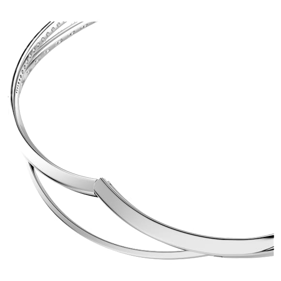 Vienna ネックレス, ミックスカット, ホワイト, ロジウム・プレーティング - Swarovski, 5749067