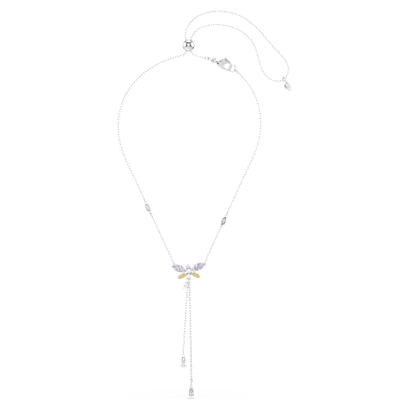 Ariana Grande x Swarovski Y-halsband, Blandade slipningar, Trollslända, Flerfärgad, Rodiumpläterad - Swarovski, 5749183