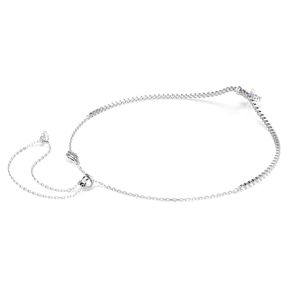 Ariana Grande x Swarovski 頸鍊, 混合式切割, 花朵, 漸層色, 鍍白金色 - Swarovski, 5749189