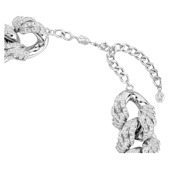 Vienna Set, Set (2), Karışık kesim, Beyaz, Rodyum kaplama - Swarovski, 5749219