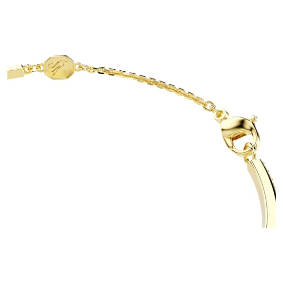 Bracelete Lifelong, Lapidação redonda, Coração, Branca, Acabamento em ouro de 18 quilates - Swarovski, 5749269