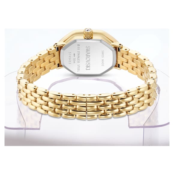Dextera octagon 워치, 스위스 메이드, 메탈 브레이슬릿, 골드 톤, 골드 톤 피니시 - Swarovski, 5749453