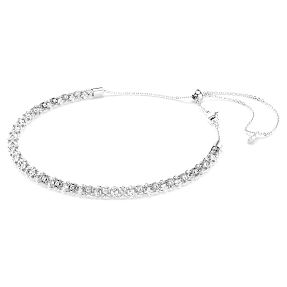 Colier Dextera, Tăietură rotundă, Alb, Oțel inoxidabil - Swarovski, 5750137