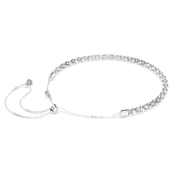 Colier Dextera, Tăietură rotundă, Alb, Oțel inoxidabil - Swarovski, 5750137