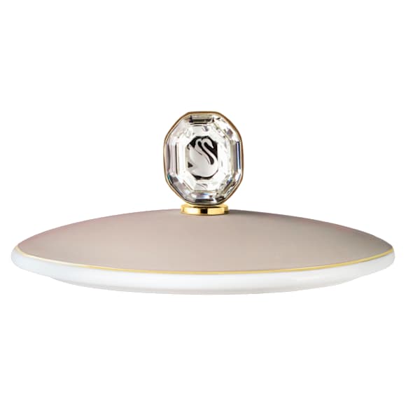 Taza con tapa Signum, Porcelana, Beige - Swarovski, 5750245