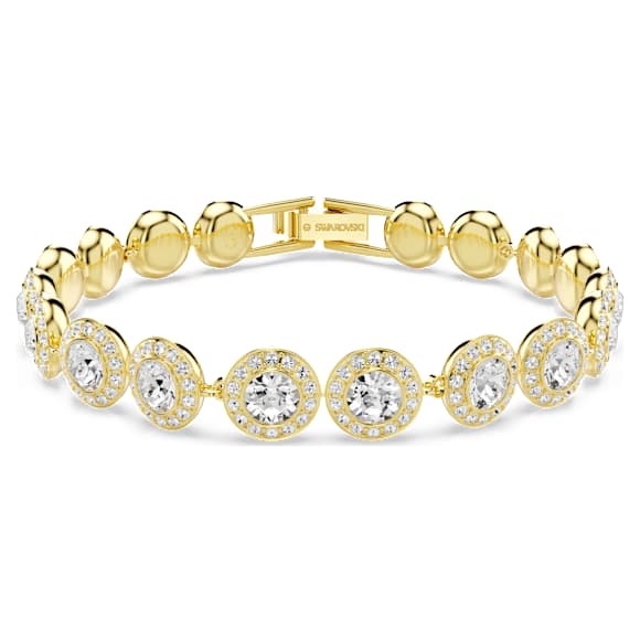 Zestaw Una Angelic, Zestaw (3), Szlif okrągły, Biały, Wykończenie z 18-karatowego złota - Swarovski, 5750619