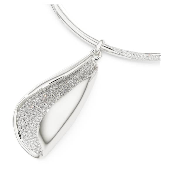 Collier Swarovski Classica, Pièce d’exception, Taille ronde, Blanc, Argent 925 - Swarovski, 5751254