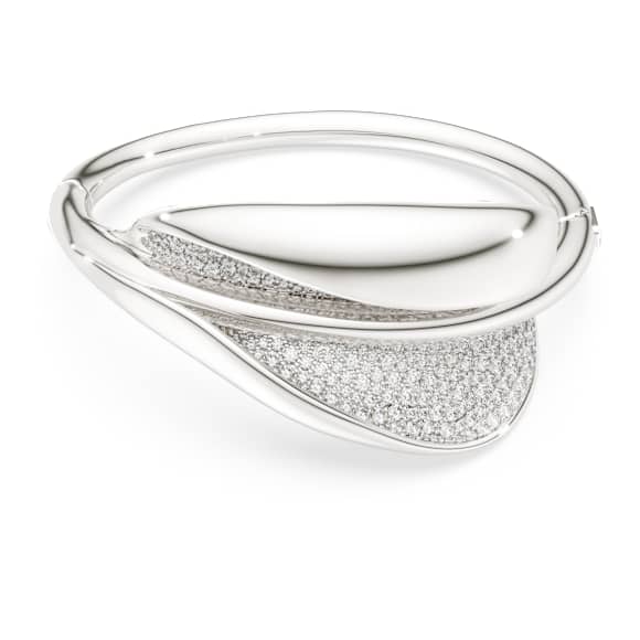 Swarovski Classica 手鐲, 匠心之作、圓形切割, 白色, 925 銀 - Swarovski, 5751264