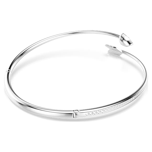 Idyllia Halsband, Verschiedene Schliffe, Pfeil, Weiß, Rhodiniert - Swarovski, 5751431