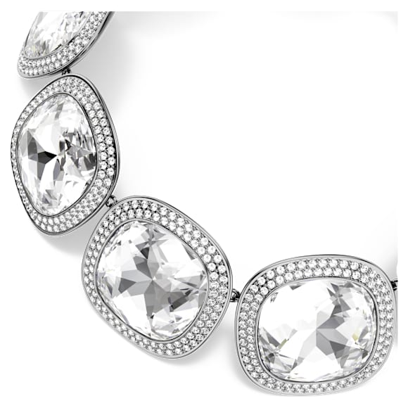 Ovratnica Una Angelic, Blazinasti rez, Bela, Prevleka iz rutenija - Swarovski, 5751551