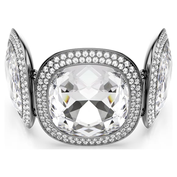 Una Angelic Armband, Kuddslipad, Vit, Ruteniumpläterad - Swarovski, 5751557