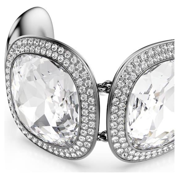 Una Angelic 手链, 枕形切割, 白色, 镀钌 - Swarovski, 5751557