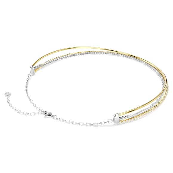 Hyperbola 네크리스, 라운드 컷, 화이트, 믹스 메탈 피니시 - Swarovski, 5752851