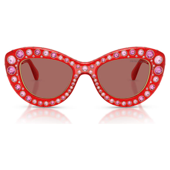 선글라스, 캣아이 쉐입, SK6060, 레드 - Swarovski, 5752882