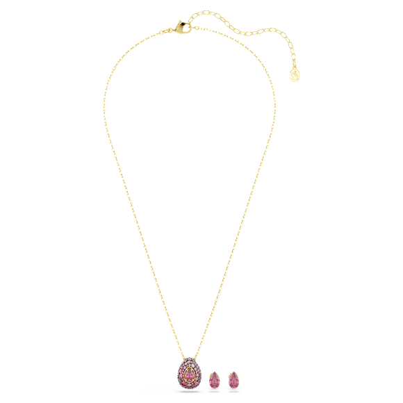 Sublima 세트, 세트(2), 피어 컷, 레드, 18K 골드 피니시 - Swarovski, 5752883