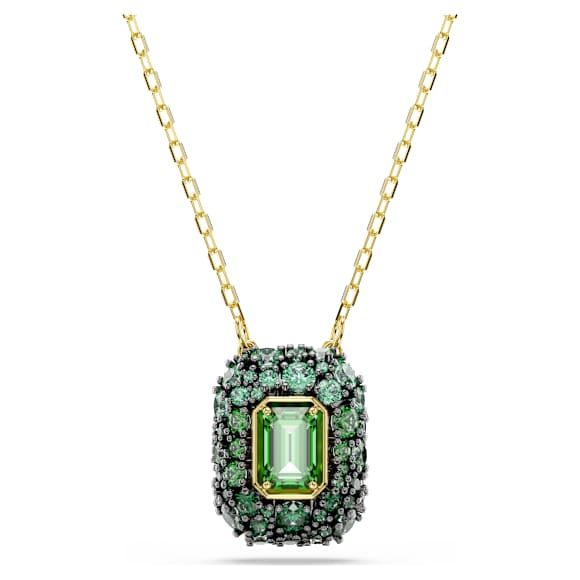Pingente Sublima, Lapidação octogonal, Verde, Acabamento em ouro de 18 quilates - Swarovski, 5752884