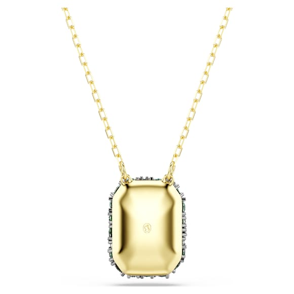 Pendente Sublima, Taglio ottagonale, Verde, Finitura oro 18K - Swarovski, 5752884