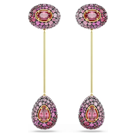 Sublima Oorhangers, Pear-slijpvorm, Rode, ‎18k gouden afwerking - Swarovski, 5752891