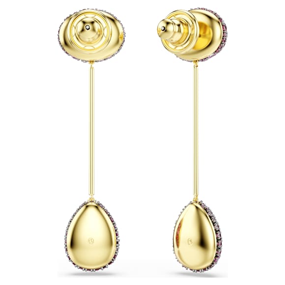 Sublima ドロップピアス, ペアカット, レッド, 18Kゴールドコーティング - Swarovski, 5752891