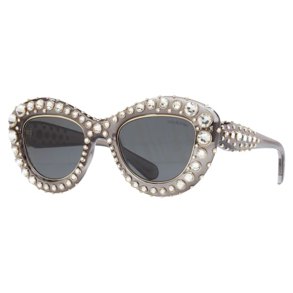 Sonnenbrille, Cat-eye-Form, SK6060, Silberfarben - Swarovski, 5752903