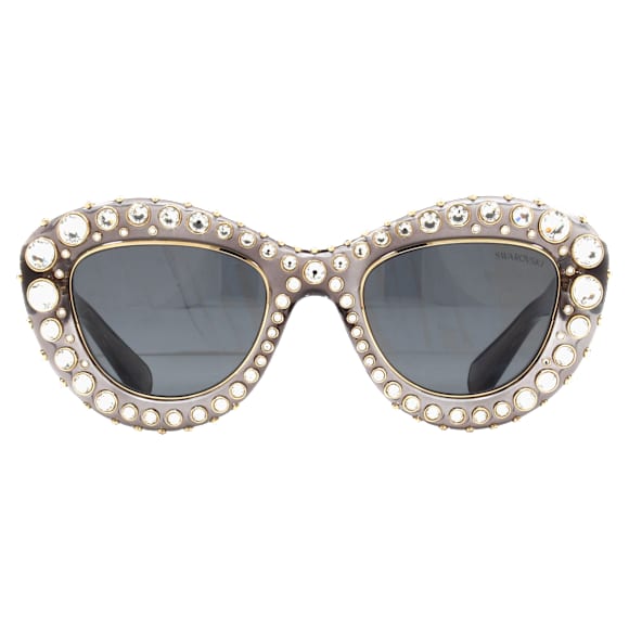 선글라스, 캣아이 쉐입, SK6060, 실버 톤 - Swarovski, 5752903