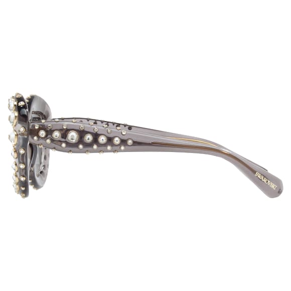 Güneş Gözlüleri, Kedi gözü şekli, SK6060, Gümüş Rengi - Swarovski, 5752903