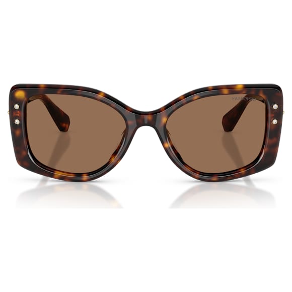 Sunglasses, Pillow shape, SK6058U, Brown - Swarovski, 5752905