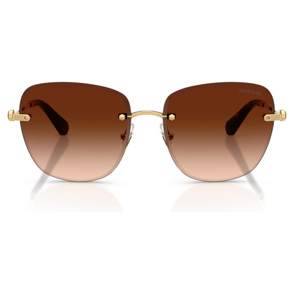 Ochelari de soare, Formă pătrată, SK7043, Maro - Swarovski, 5752917