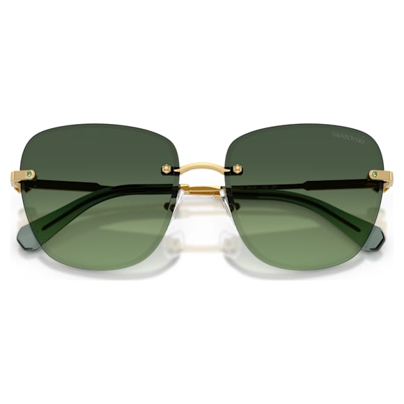 Gafas de sol, Forma cuadrada, SK7043, Verdes - Swarovski, 5752918