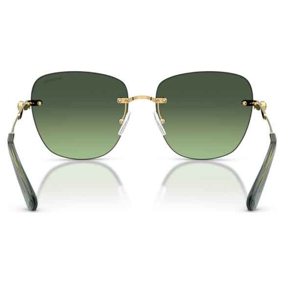 Sonnenbrille, Quadratische Form, SK7043, Grün - Swarovski, 5752918
