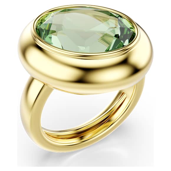 Gema motif ring, Set (3), Multicolored, Gold-tone plated - Swarovski, 5753094