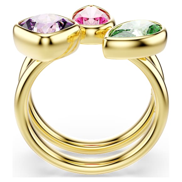 Imber Cocktailring, Set (2), Blandade snitt, Flerfärgad, 18K guldfinish - Swarovski, 5753279