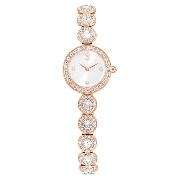 Una Angelic 腕表, 仿水晶手链, 玫瑰金色调, 玫瑰金色调润饰 - Swarovski, 5753309