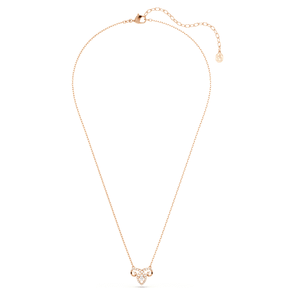 Chinese Zodiac ペンダント, ミックスカット, ホワイト, 18Kローズゴールドコーティング - Swarovski, 5753321