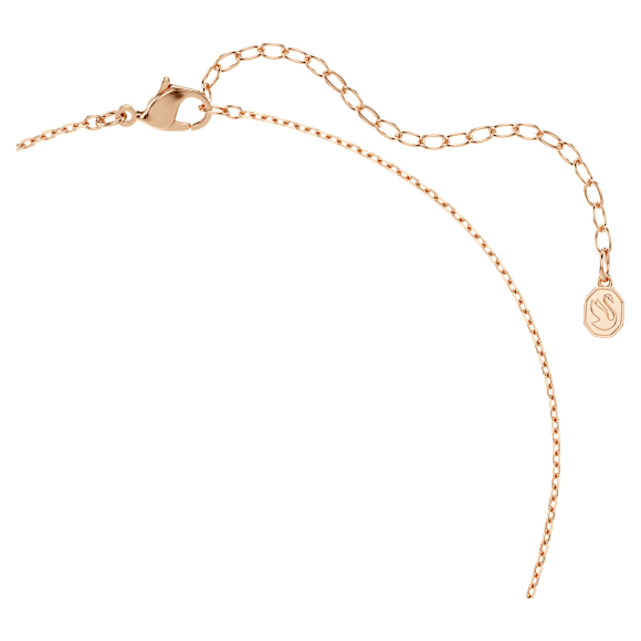 Chinese Zodiac pendant, Mixed cuts, White, 18K rose gold finish - Swarovski, 5753321