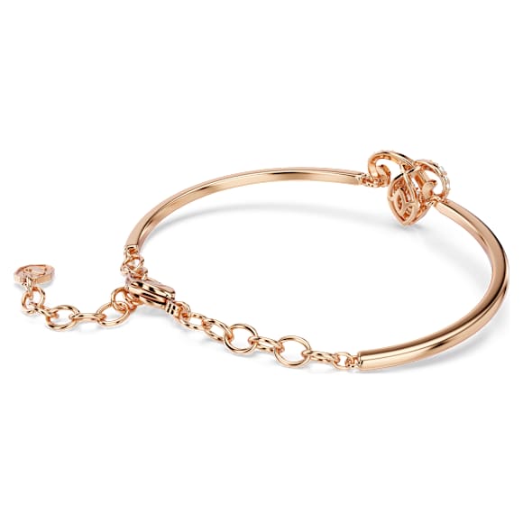Chinese Zodiac バングル, ミックスカット, ホワイト, 18Kローズゴールドコーティング - Swarovski, 5753323