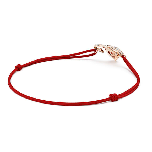 Chinese Zodiac ブレスレット, ミックスカット, レッド, 18Kローズゴールドコーティング - Swarovski, 5753324