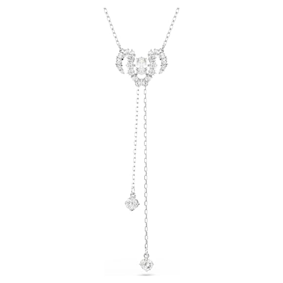 Collier Chinese Zodiac, Tailles variées, Blanc, Métal rhodié - Swarovski, 5753327