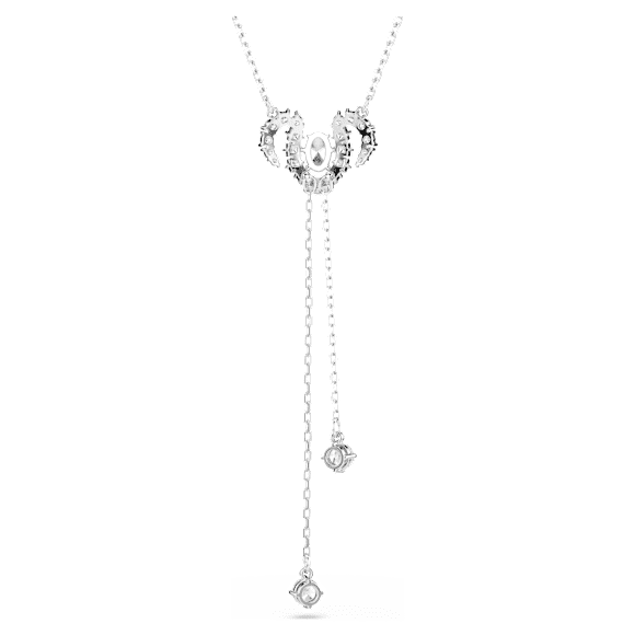Collier Chinese Zodiac, Tailles variées, Blanc, Métal rhodié - Swarovski, 5753327