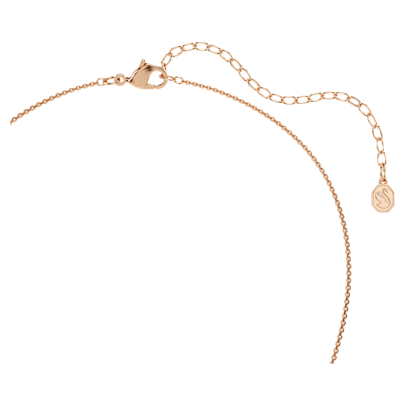 Verižica Hyperbola, Mešani rezi, Pentlja, Bela, Prevleka iz mešanih kovin - Swarovski, 5753336