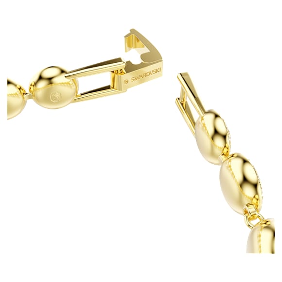 Una Angelic bracelet, Round cut, Caramel, Gold-tone plated - Swarovski, 5753341