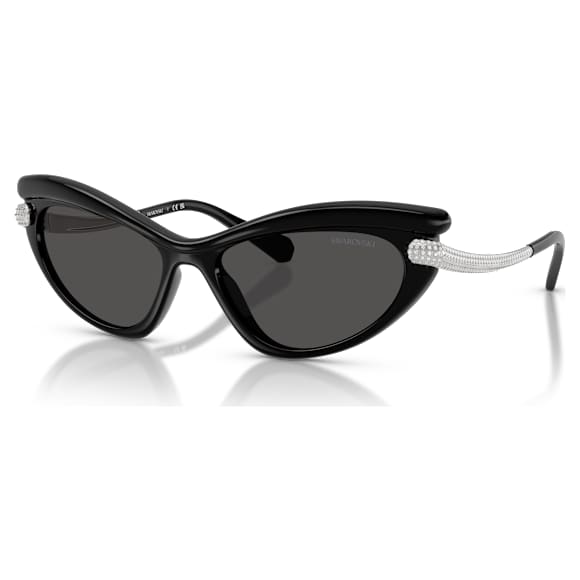 Sunglasses  Pavé, Black, SK6038 - Swarovski, 5753505