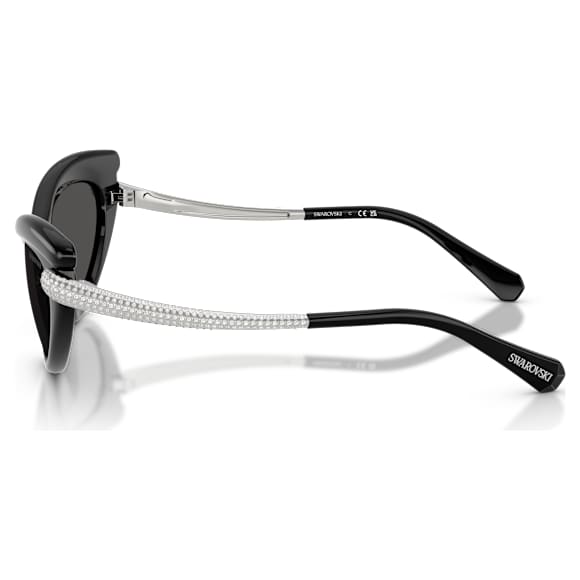 Sunglasses  Pavé, Black, SK6038 - Swarovski, 5753505