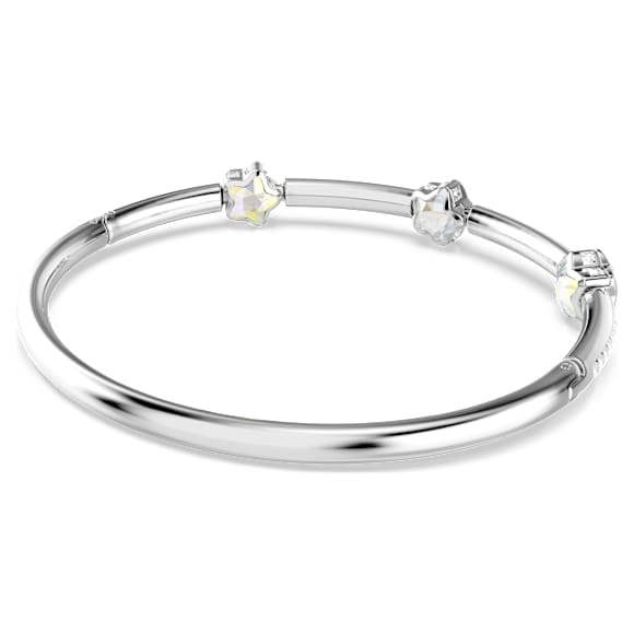 Chroma karperec, Vegyes metszés, Csillag, Fehér, Ródium bevonattal - Swarovski, 5754178