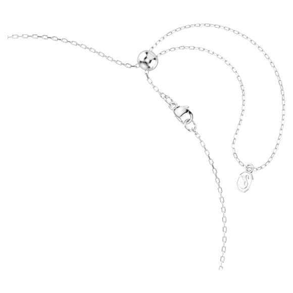 Verižica Chroma, Mešani rezi, Zvezda, Bela, Prevleka iz rodija - Swarovski, 5754183