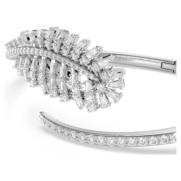 Vienna Bileklik, Karışık kesimler, Tüy, Beyaz, Rodyum kaplama - Swarovski, 5754273