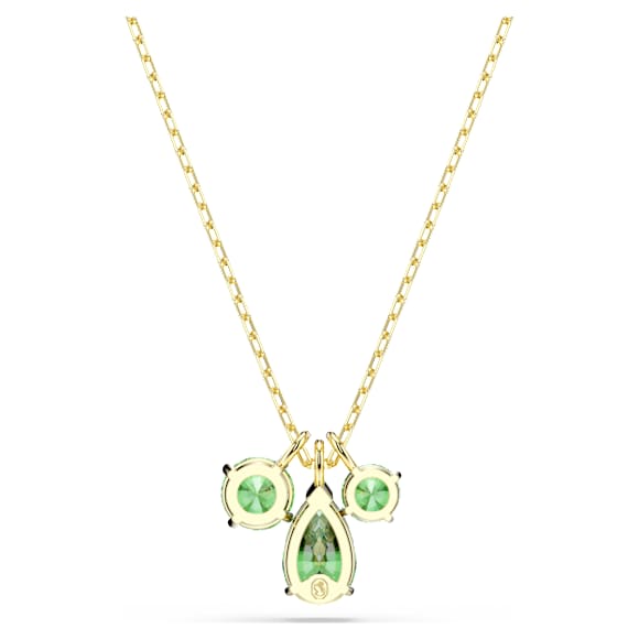 Obesek Mesmera, Mešani rezi, Zelen, V videzu 18-karatnega zlata - Swarovski, 5754392