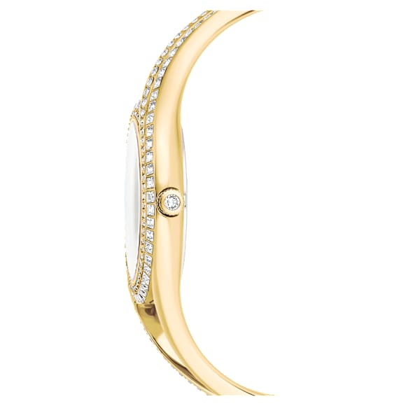Hyperbola bangle นาฬิกา, Swiss Made, สร้อยข้อมือโลหะ, โทนสีทอง, เคลือบโทนสีทอง - Swarovski, 5754534