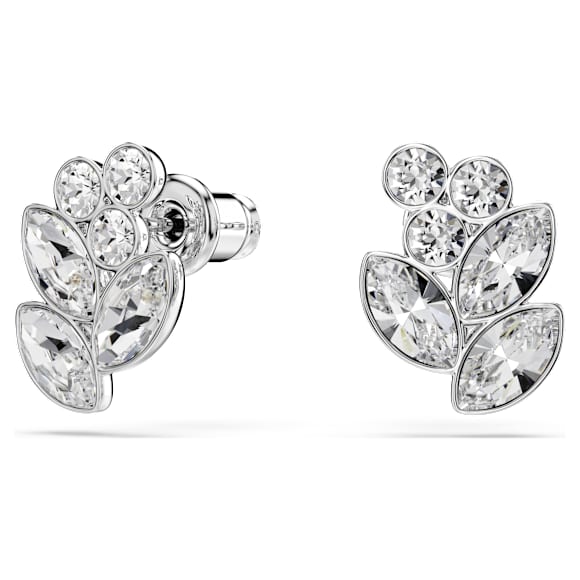 Uhančki Diapason, Mešani rezi, Beli, Prevleka iz rodija - Swarovski, 5754587