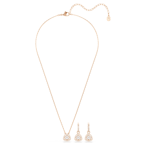 Una Angelic セット, セット(2), トライアングルカット, ピンク, 18K